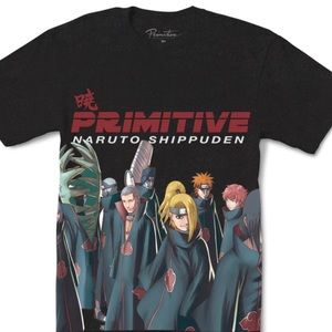 Naruto X primitive Criminal Clan Akatsuki Tee
